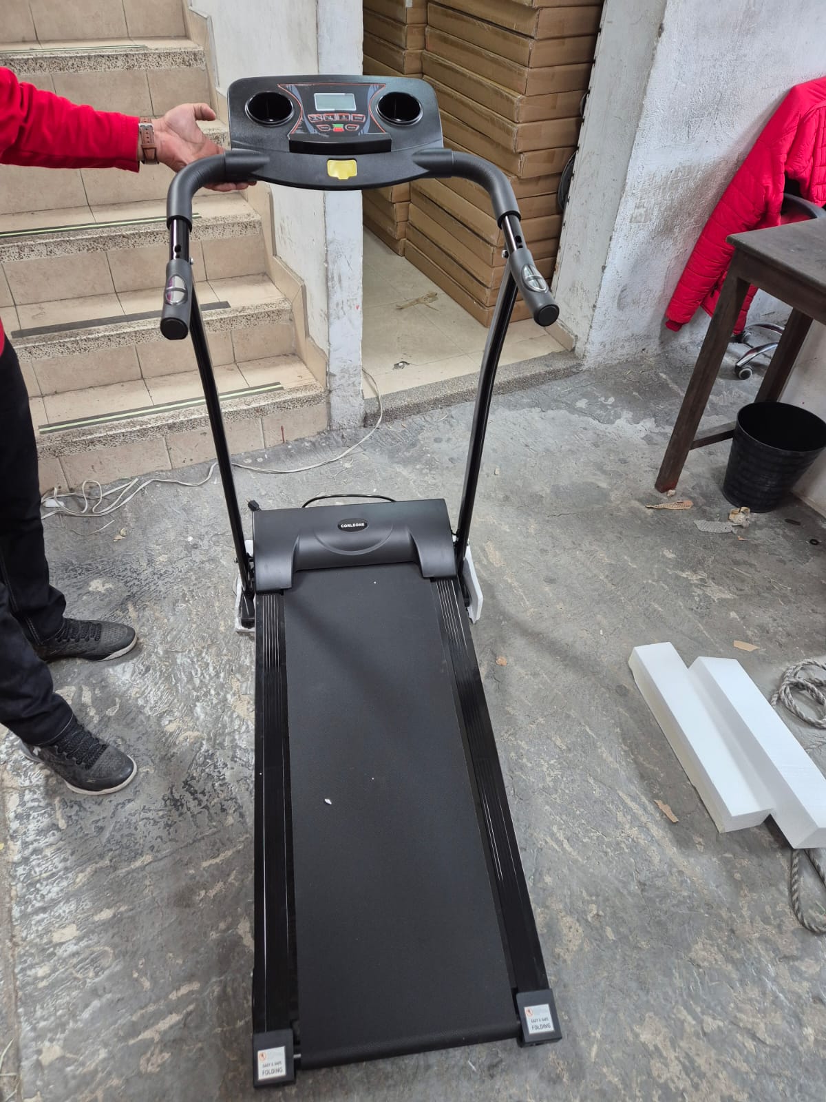 Banda Caminadora Trotadora Eléctrica Plegable 12 KM Velocidad potencia 1.5hp