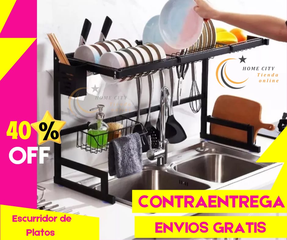 Escurridor Platos Cocina Fregadero Acero Inoxidable Oferta hoy