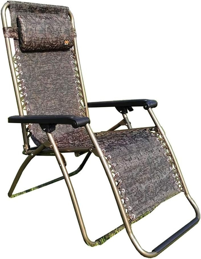 SILLA PLEGABLE DE HIERRO PORTATIL Y LIGERA , REFORZADA DE LUJO , CON ALMOHADA