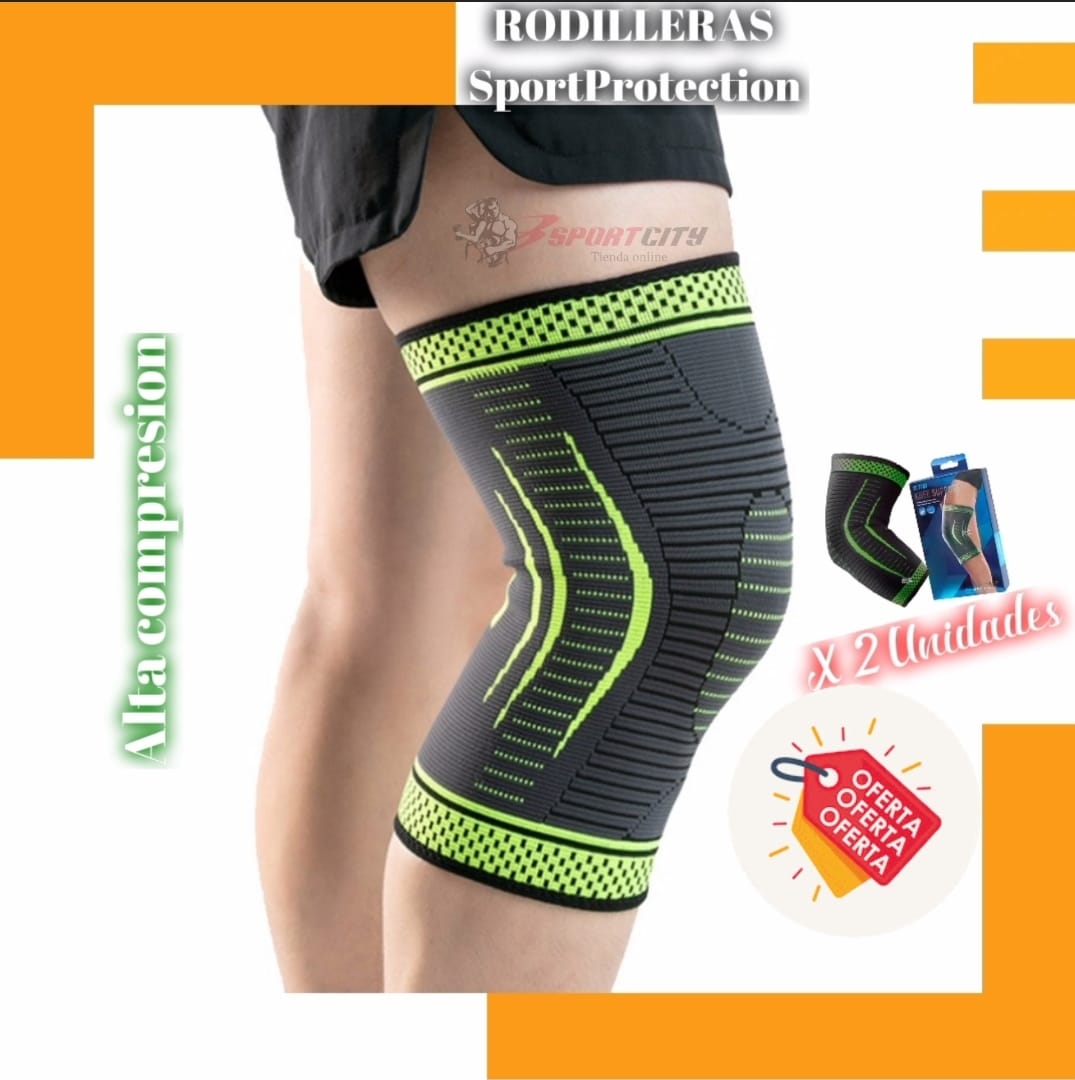 SPORTPROTECTION Rodilleras de alta Protección Promoción x 2 unidades