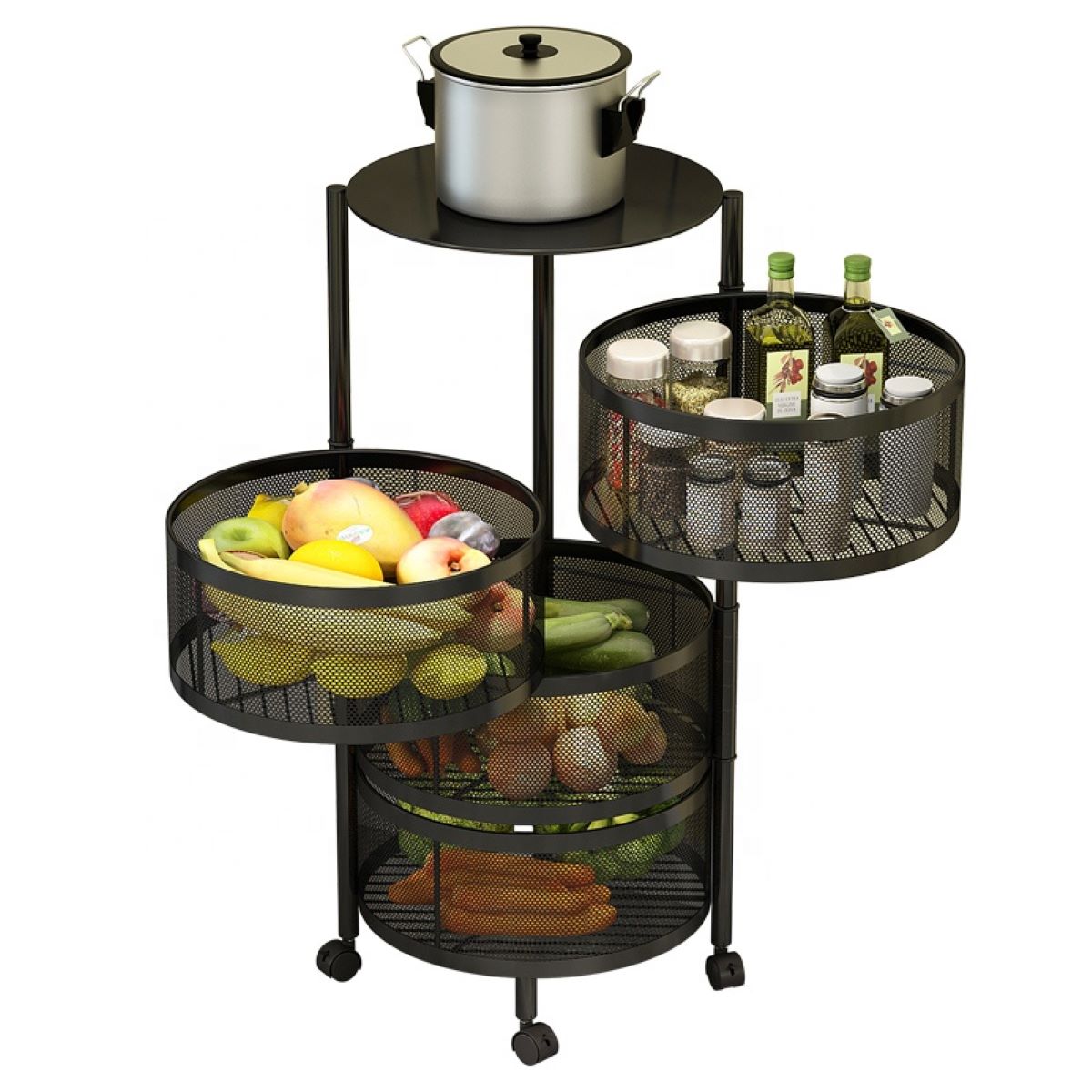 Alacena HomePratic redondo de 4 niveles oferta