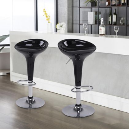 Silla Bar Combo x 2 unidades color negro