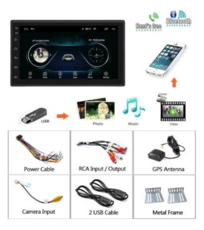 Radio Android Pantalla 1 Din Wifi Gps