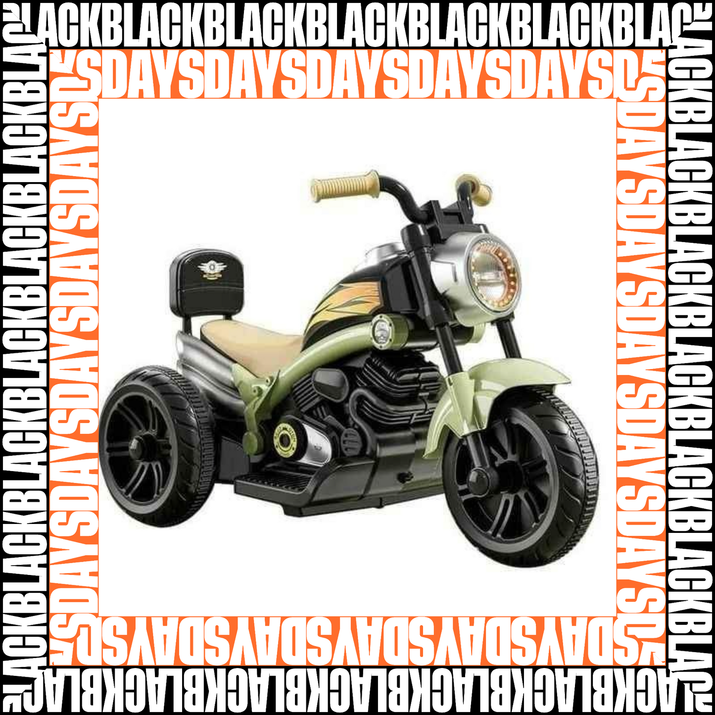 Moto Eléct Montable Harley BLACK FRIDAY