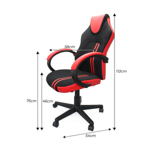 Silla Gamer Xtream Reclinable Ergonómica  con Cojines