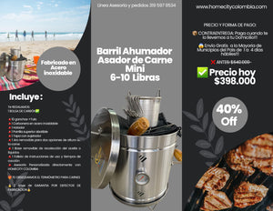 Barriles ahumadores asadores de Carne Homecity