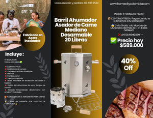 Barriles ahumadores asadores de Carne Homecity