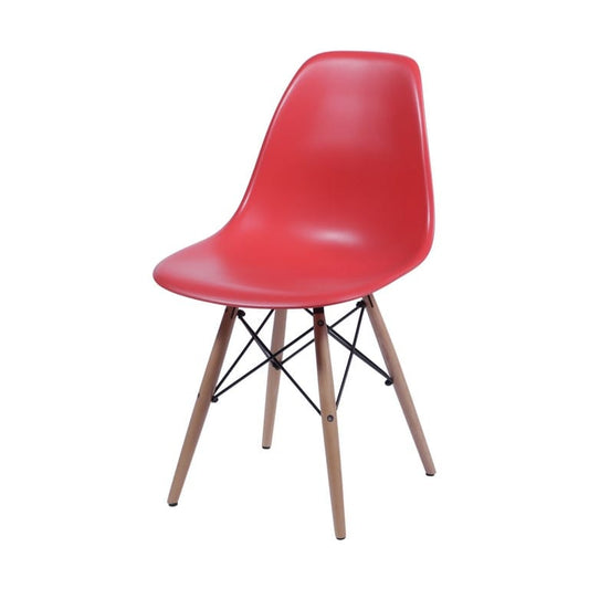 Silla Eames Para Comedor, Sala, Restaurante Roja