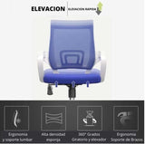 Silla Ergonómica para oficina azul