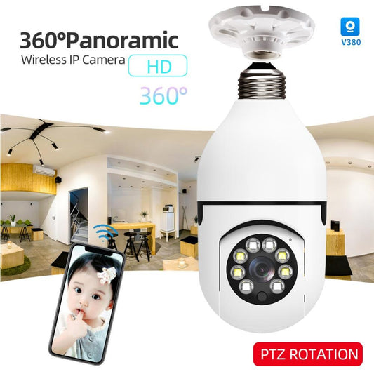 CAMARA BOMBILLA ROTACIÓN 360 °